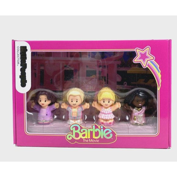 Fisher Price Little People Collector Barbie The Movie Collection 2023 4 Figures - Picture 2 of 14